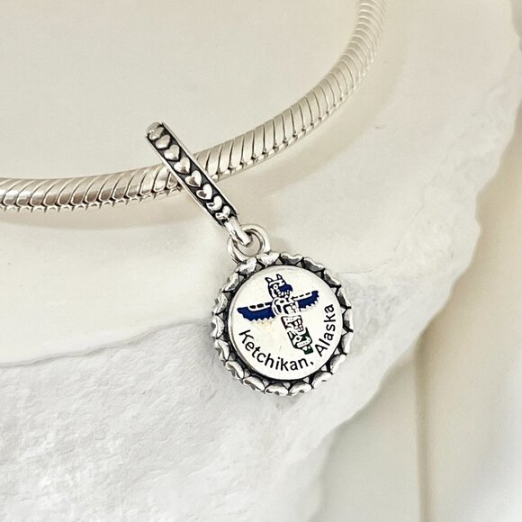Pandora Alaska Ketchikan Dangle S925 Silver Charm - Picture 1 of 4